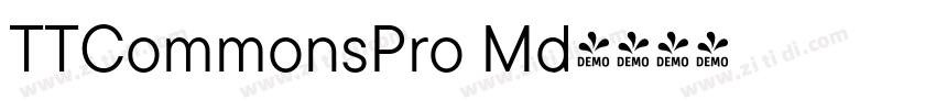 TTCommonsPro Md字体转换